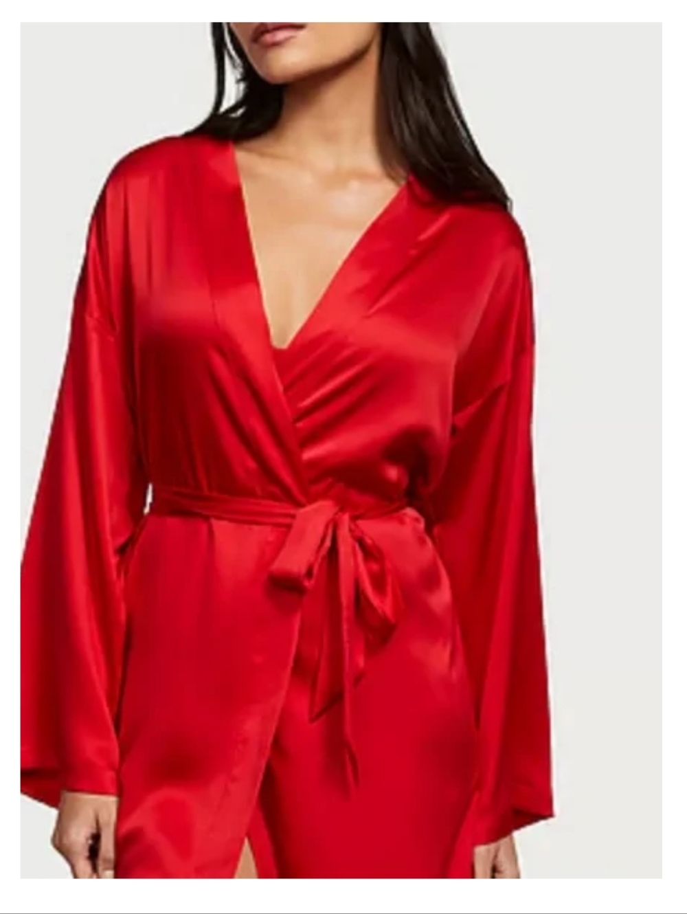 Vintage Victoria Secret Gold Label Silk Robe